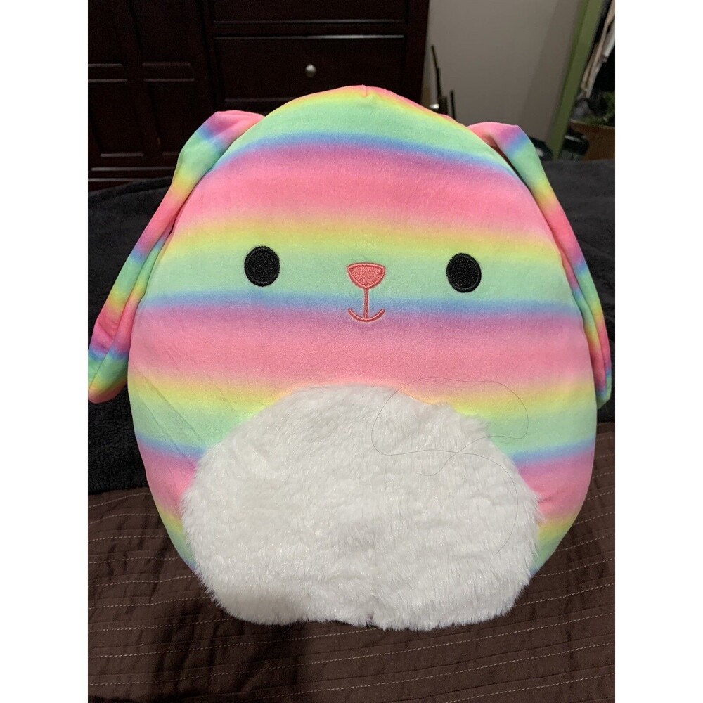 12" - 14" Squishmallow Dayna Floppy Ear Bunny Easter Squad 2021 W Tags
